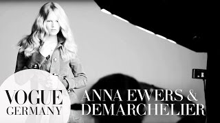 Patrick Demarchelier fotografiert Anna Ewers Cover Shoot bts fashion  VOGUE Behind the Scenes [upl. by Rinaldo]