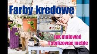 Farba kredowa  jak malować i stylizować meble  Shabby Chic [upl. by Anirdnaxela]