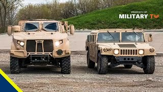 How the Humvee Compares to the New Oshkosh JLTV  Joint Light Tactical Vehicle [upl. by Smiley]