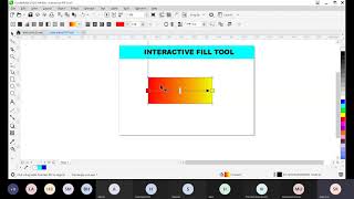 Gradient Tool or Interactive Fill Tool in Corel Draw 2020  Color Filling in Corel Draw [upl. by Farver267]