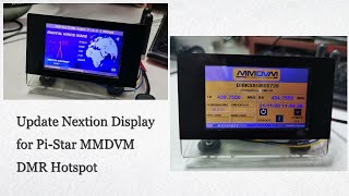 Update Nextion Display for PiStar MMDVM DMR Hotspot [upl. by Enelyam]