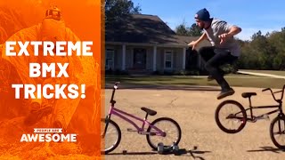 Extreme BMX Tricks  People Are Awesome [upl. by Nawk]