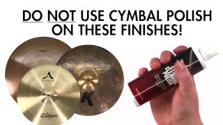 Cleaning Your Cymbals The Right Way [upl. by Drofyar906]