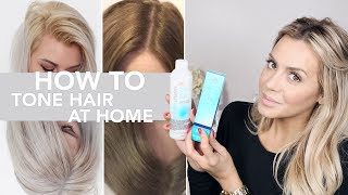 How to Professionally Tone Hair At Home [upl. by Malchy]