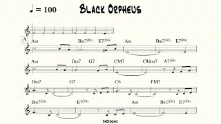 Black Orpheus Backing Track BPM 100 [upl. by Hafeetal]