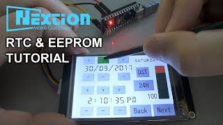 NextionArduino Tutorial 3 RTC and EEPROM Enhanced Version [upl. by Ahsat]