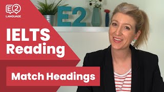 IELTS Reading Match Headings with Alex [upl. by Nodnarg]