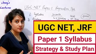 UGC NET Exam  Paper 1 Syllabus  Preparation strategy  Important Tips for preparation [upl. by Sherline796]