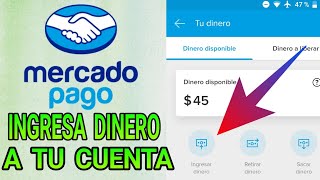 Como ingresar dinero en nuestra cuenta en MERCADO PAGO [upl. by Adyela61]