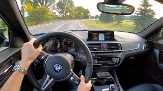 2021 BMW M2 Competition DCT  POV Review [upl. by Ylime723]