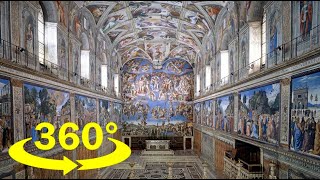 Sistine Chapel 360° 4K [upl. by Charita]