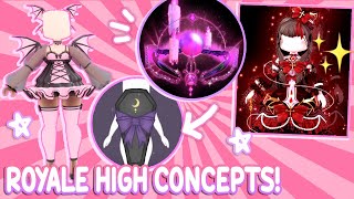 HALLOWEEN👻 2022 SETS amp ACCESSORIES HALO IDEAS Royale High Community Concepts [upl. by Dyal786]