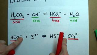 Identify Conjugate Acid Base Pairs Bronsted Lowry [upl. by Nodarse]