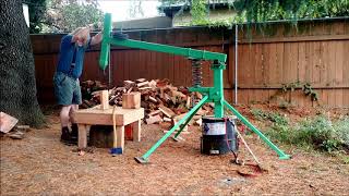 Maunual Firewood Splitter [upl. by Cowden373]