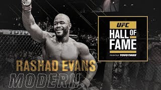 Rashad Evans Joins the UFC Hall of Fame [upl. by Xylia]