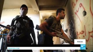 EXCLUSIVE  Mosul Iraqi snipers battle the Islamic State group [upl. by Latsryk]