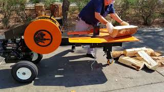 PowerKing PK0342 2018 42Ton Kinetic Log Splitter with ABS  DEMO [upl. by Langan]