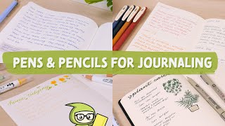 The Best Pens and Pencils for Journaling [upl. by Callery]