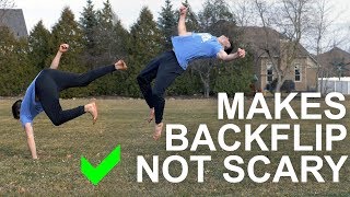 The EASIEST Way to Learn The BACKFLIP [upl. by Florance65]