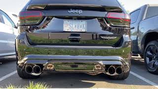 SRTNINJAUSA 1000HP JEEP TRACKHAWK COMPILATION LOUD CAMMED STARTS REVS AND MORE [upl. by Pierrepont345]