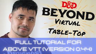 Full Tutorial on Above VTT making DampD Beyond a Virtual TableTop [upl. by Mab758]