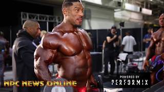 2018 Olympia Mens Bodybuilding Backstage Part 3 [upl. by Pollerd564]