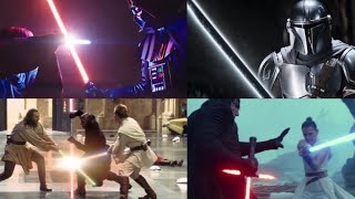 All Lightsaber Duels In Star Wars UPDATED 2022 [upl. by Ajuna269]