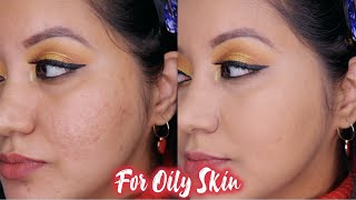 Hide Large Pores using Makeup for Oily Skin  Techniques amp Product Recommendations [upl. by Sivie]