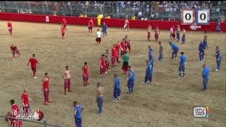 CALCIO STORICO FIORENTINO 12 GIUGNO 2016 AZZURRI ROSSI [upl. by Tulley]