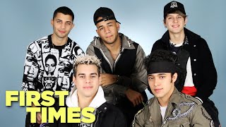 CNCO Tells Us About Their First Times [upl. by Nasah603]