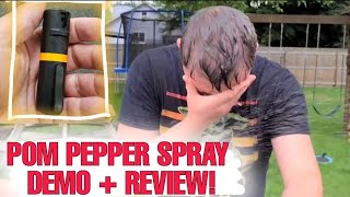 POM OC Pepper Spray Review  Tips amp Demonstration [upl. by Bowman]