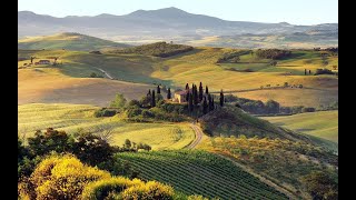 Tuscany from the air Rome [upl. by Clarissa]