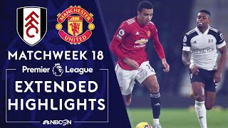 Fulham v Manchester United  PREMIER LEAGUE HIGHLIGHTS  1202021  NBC Sports [upl. by Meikah521]