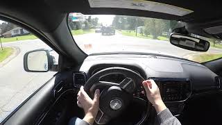 2019 Jeep Grand Cherokee Overland 57L Hemi  POV Test Drive [upl. by Kinch]