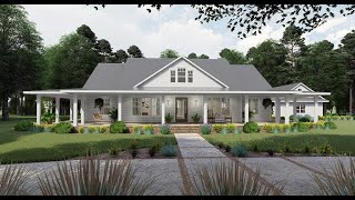 McKay House  Ranch House Plan  Country Floor Plan [upl. by Trela763]