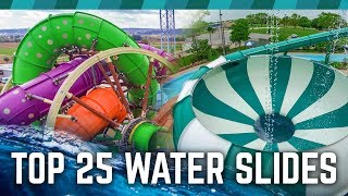 TOP 25 Water Slides in the World [upl. by Wan]