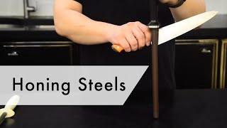 Honing Steels at Korin amp How To Use Them [upl. by Raual463]