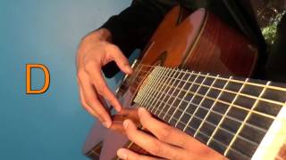 Classical Guitar Tuner Standard Tuning EADGBe  440 hz [upl. by Alekal]