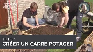 Tuto  Créer un carré potager [upl. by Gustie]