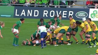 HIGHLIGHTS Ireland narrowly beat Australia at Womens Rugby World Cup [upl. by Rozelle39]