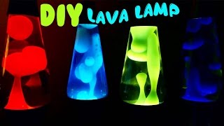 How to Make Lava Lamp Easy Step By Step DIY Tutorial Science Experiments [upl. by Dayir]