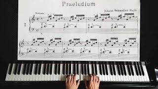 Bach  Prelude in C Major  Piano Tutorial [upl. by Rodoeht933]