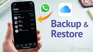 How to Backup amp Restore WhatsApp Messages on iPhone 3 Ways [upl. by Nalorac]