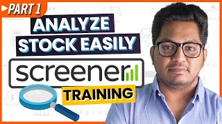 How to Analyze Stocks on Screener Website Part 1 [upl. by Atteirneh368]