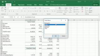 Using Named Ranges in Excel [upl. by Vasiliu]