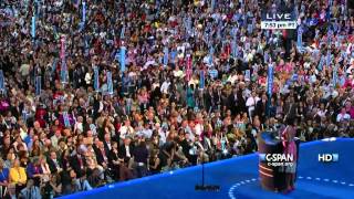 Michelle Obama speaks at the 2012 DNC CSPAN  Full Speech [upl. by Yelekreb]