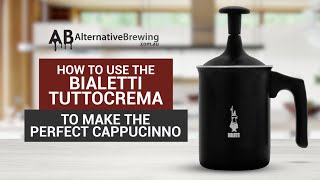 How to Use the Bialetti Tuttocrema Milk Frother [upl. by Henigman]