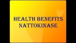 Health benefits of nattokinase [upl. by Nnaeiram]