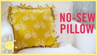 DIY  NoSew Pillow [upl. by Etterb]