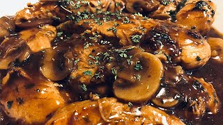 Easy Chicken Marsala Recipe  Just like in the Restaurants [upl. by Sagerman]